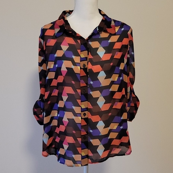 a.n.a women's blouse.  Size PXL - Picture 1 of 9